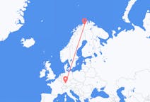 Flyg från Stuttgart, Tyskland till Alta, Norge