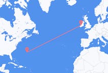Loty z Bermudów, Wielka Brytania do Shannon, Irlandia