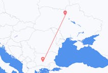 Vluchten van Plovdiv, Bulgarije naar Kiev, Oekraïne