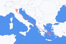 Flights from from Bologna to Paros