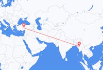 Flights from Bagan to Nevşehir