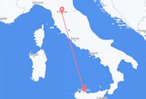 Vluchten van Palermo, Italië naar Florence, Italië