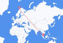 Flyg från Singapore till Bardufoss