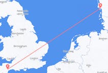 Flights from Exeter, the United Kingdom to Esbjerg, Denmark