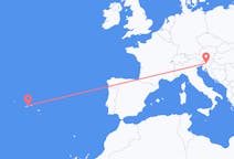 Flights from Ljubljana, Slovenia to São Jorge Island, Portugal