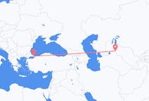Flyg från Nukus, Uzbekistan till Istanbul, Turkiet