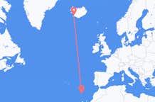 포르투갈 푼샬에서 출발해 아이슬란드 레이캬비크로(으)로 가는 항공편