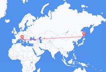 Flights from Yuzhno-Sakhalinsk, Russia to Rome, Italy
