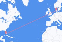 Flyrejser fra Key West, USA til Billund, Danmark