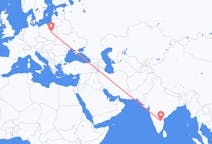 Flyreiser fra Kadapa, India til Warszawa, Polen