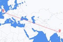 Flights from Lashio, Myanmar (Burma) to Bristol, England