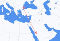 Flüge von Ta'if, Saudi-Arabien nach Istanbul, die Türkei
