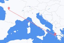 出发地 法国出发地 普瓦捷目的地 希腊Kefallinia的航班