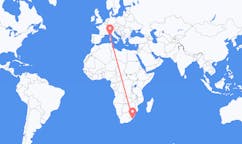 Flyg från Margate, KwaZulu-Natal, Sydafrika till Calvi, Frankrike