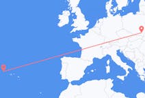 Flights from Flores Island, Portugal to Rzeszów, Poland