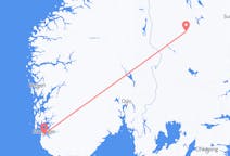 Fly fra Sveg til Stavanger