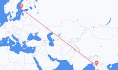 Flights from Naypyidaw to Turku