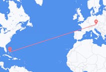 Flights from North Eleuthera, the Bahamas to Linz, Austria