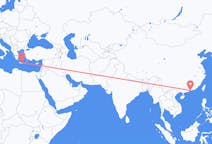 Flights from Shenzhen, China to Heraklion, Greece