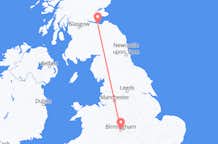 Vluchten van Birmingham, Engeland naar Edinburgh, Schotland
