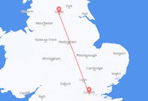Flights from Leeds, England to London, England