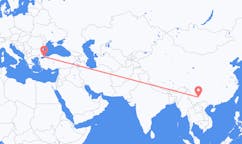 Flyreiser fra Kunming, til Istanbul