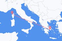 Flyrejser fra Calvi til Athen