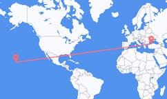 Flyg från Kailua, USA till Zonguldak, Turkiet