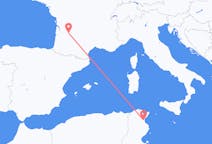 Flyreiser fra Enfidha, Tunisia til Bergerac, Frankrike