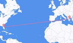 Flüge von Orlando, die Vereinigten Staaten nach Volos, Griechenland