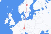 Flights from Sveg, Sweden to Innsbruck, Austria