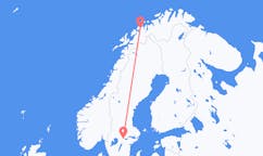 Vluchten van Örebro naar Tromsø