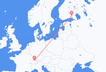 Flyrejser fra Lappeenranta, Finland til Zürich, Schweiz