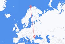 Flights from Sørkjosen to Burgas