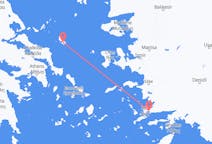 Vluchten van Bodrum naar Skyros