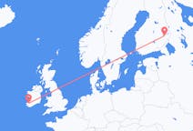 Vluchten van Graafschap Kerry, Ierland naar Joensuu, Finland