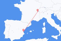 Flights from Valencia to Geneva