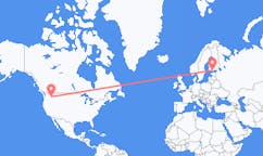 Flyg från Lewiston, USA till Helsingfors, Finland