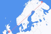 Flights from Murmansk, Russia to Liverpool, the United Kingdom