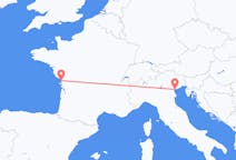 Flyreiser fra Venezia, Italia til La Rochelle, Frankrike