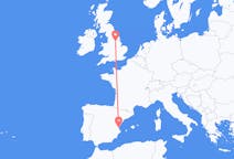 Flights from Doncaster, the United Kingdom to Valencia, Spain