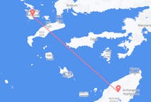 Fly fra Kalymnos til Rhodes