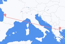 Flights from Bordeaux in France to Thessaloniki in Greece