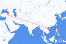 出发地 菲律宾卡坦端内斯·维拉克目的地 土耳其埃拉泽的航班
