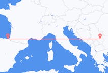 出发地 塞尔维亚来自 尼什目的地 西班牙圣塞巴斯蒂安的航班