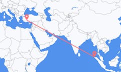 Flights from Banda Aceh, Indonesia to Isparta, Turkey