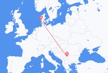 Lennot Nišistä, Serbiasta Esbjergiin, Tanskaan