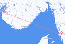 Flyg från Stavanger, Norge till Göteborg, Sverige