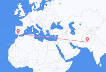 Flyg från Quetta, Pakistan till Sevilla, Spanien