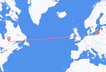 Flyreiser fra Chibougamau, Canada til Gdańsk, Polen